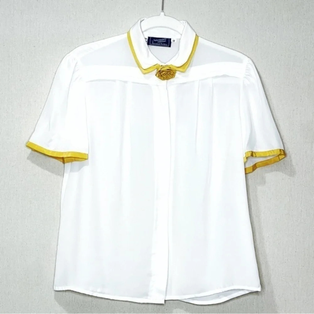 Vintage Button Down Shirt Haberdashery by Personal‎ Petites Size 12